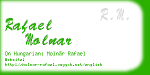 rafael molnar business card